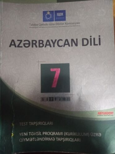 ingilis dili testi 7 ci sinif Azərbaycan ᐈ 10000 elan ᐈ KITABLAR