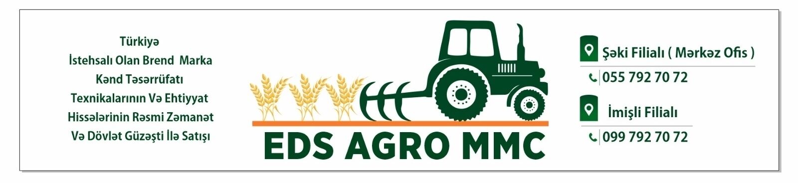 EDS AGRO MMC ➤ Azərbaycan ᐉ lalafo.az-da şirkət biznes profili