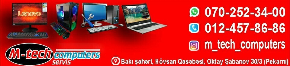 M-Tech Computers Hövsan ➤ Azərbaycan ᐉ lalafo.az-da şirkət biznes profili