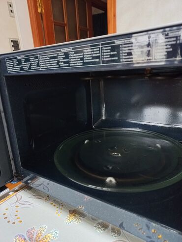 Mikrodalğalı sobalar: Mikrodalğalı soba Samsung, Ayrıca dayanan, Mikrodalğalar ilə, rəng - Gümüşü, İşlənmiş — 12