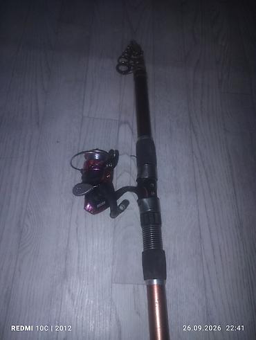 электрический коврик: Телескопическое удилище Shimano 450 с безынерционной катушкой - Длина — 1