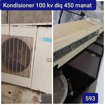 işlənmiş kandsaner: Kondisioner General, 100-dən çox kv. m, Split sistem