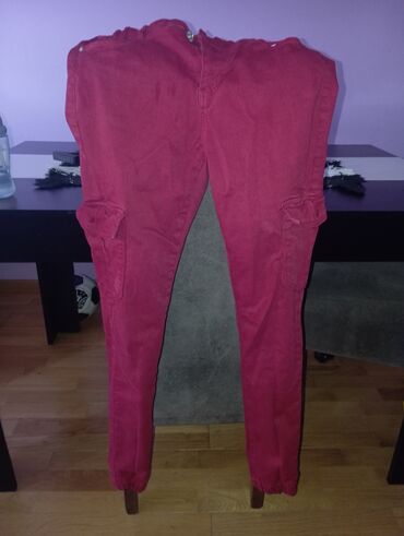 sarene siroke pantalone: S (EU 36), Normalan struk