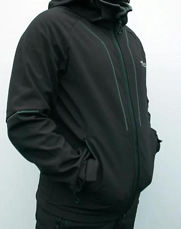 Jakne za prelazni period: Muška softshell jakna Mountain X Spirit – crna - Materijal: softshell — 8