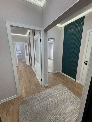 квартира токмок на долгий срок: 2 комнаты, 54 м², Элитка, 1 этаж, Евроремонт