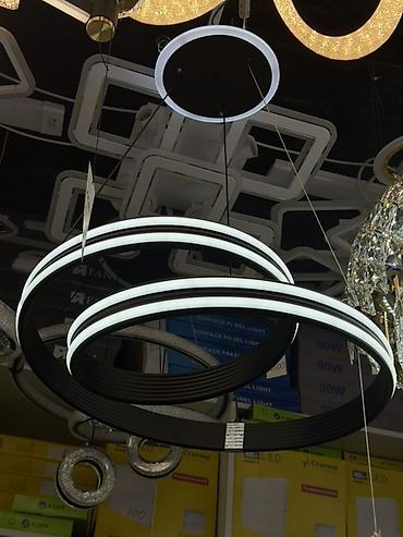 Освещение: Люстра Диодная Подвесной светильник с LED-подсветкой в виде двух — 1