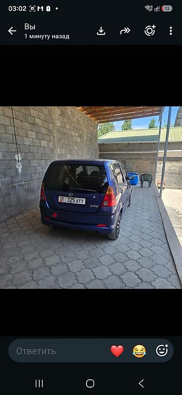 таета эстима: Daihatsu YRV: 2002 г., 1.3 л, Механика, Бензин, Хэтчбэк — 2