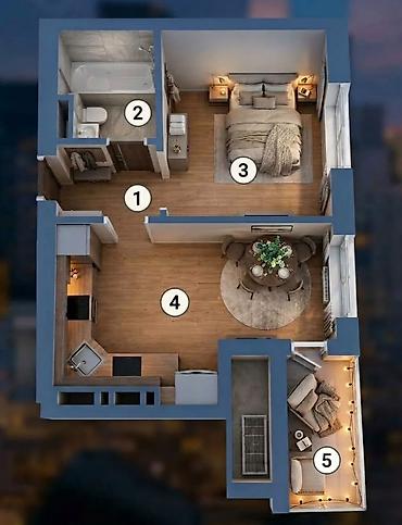 1 комната, 40 м², Технопарк Элитка, 9 этаж, ПСО (под самоотделку)