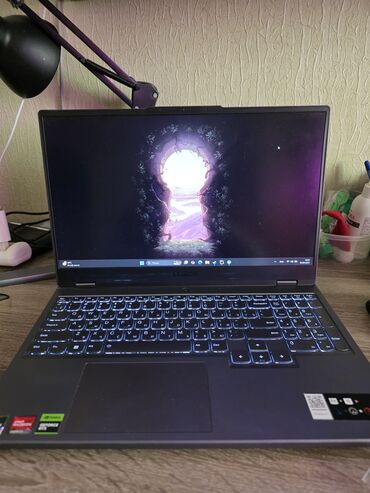 ноуты: Ноутбук, Lenovo, 16 ГБ ОЭТ, AMD Ryzen 7, 15.6 ", Колдонулган, Оюндар үчүн, эс тутум SSD