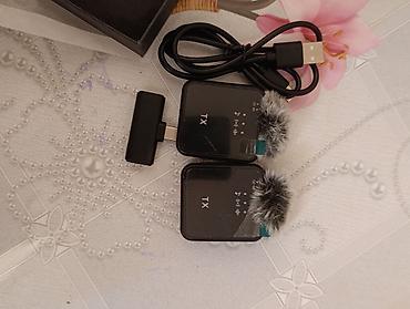 samsung s23 adapter: İki kanallı simsiz mikrofon sistemi - Komplekt: 2 ədəd TX (verici) — 1
