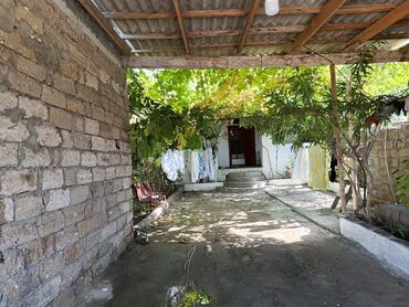 Həyət evləri və villaların satışı: Həyətyanı ev satılır - Daş hasarla əhatəli həyət, dekorativ üzüm — 8