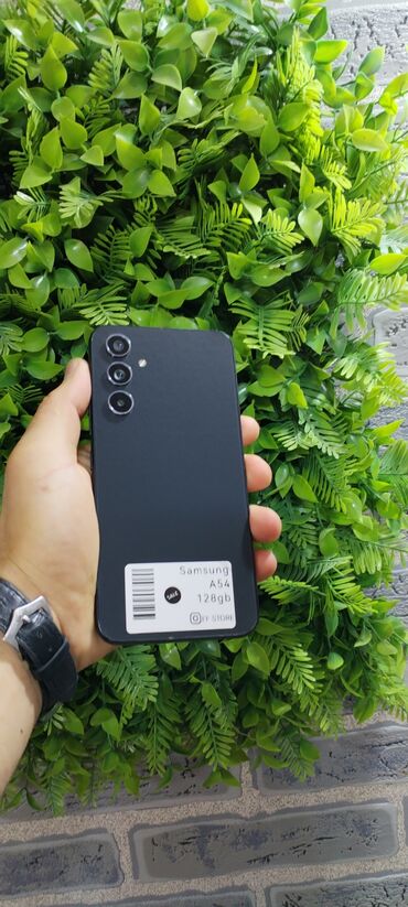 planşet telfon: Samsung Galaxy A54 5G, 128 GB, rəng - Qara, Barmaq izi