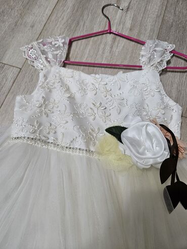 платья свадебный: Детское платье, цвет - Белый
