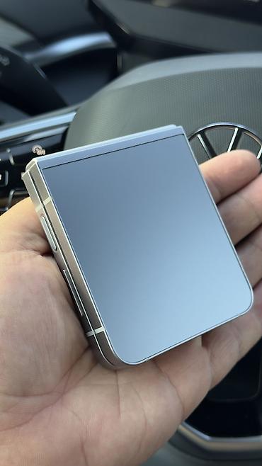 Мобильные телефоны и аксессуары: Samsung Galaxy Z Flip 6, Б/у, 256 ГБ, цвет - Серебристый, 1 SIM, eSIM — 6