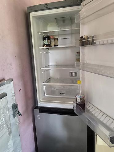 İşlənmiş 2 qapılı Indesit Soyuducu Satılır, rəng - Gümüşü
