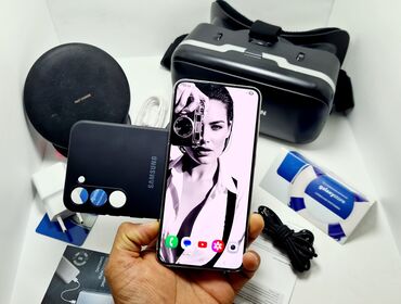 где можно купить диктофон: Samsung Galaxy S23 Plus, Колдонулган, 512 ГБ, түсү - Саргыч боз, 1 SIM, 2 SIM, eSIM