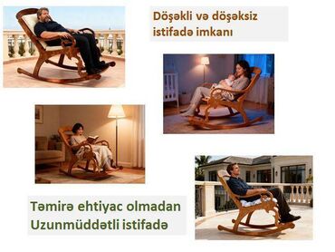 Kreslolar: Yeni, Kreslo-kaçalka, Kredit var, Ödənişli çatdırılma — 3