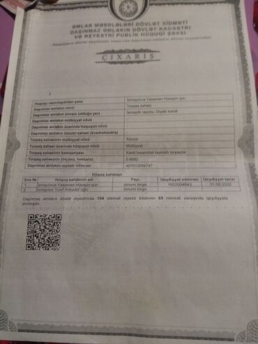 Torpaq sahələrinin satışı: Kənd təsərrüfatı — 13