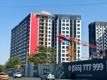 ихлас квартиры в ипотеку: 2 комнаты, 61 м², Элитка, 10 этаж, ПСО (под самоотделку)