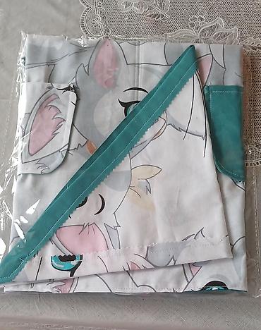 Dəstlər: Uşaq üçün mətbəx önlüyü dəsti - Dəst: önlük + üçbucaq dəsmal - Parça — 4