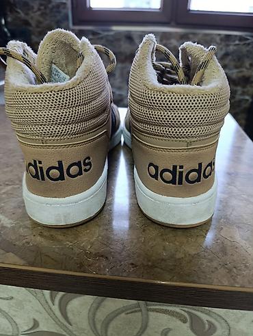красовки зимные: Мужские зимние кеды/кроссовки высокие Adidas,Оригинал, Кожаные - — 5