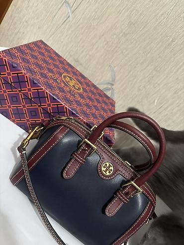 Tory Burch mini çanta - Material: hamar toxumalı dəridən korpus