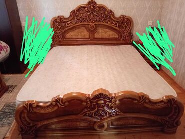 европа мебель: İkinəfərlik çarpayı, Bazasız, Matras ilə, Siyirməsiz