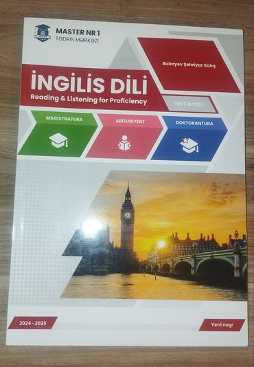 Tədris ədəbiyyatı: Məhsul: “İngilis Dili – Reading & Listening for Proficiency” test