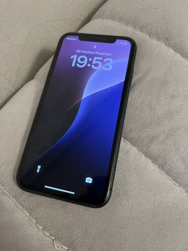 ayfon 11 qiymeti 2 ci el: IPhone 11, 64 ГБ, Черный, Отпечаток пальца, Face ID