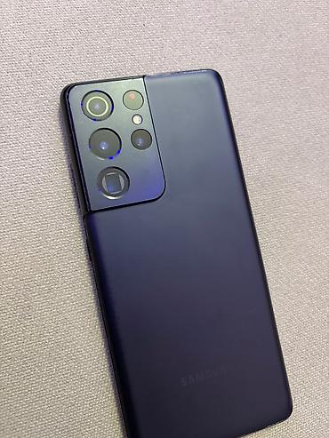 note 11 t: Samsung Galaxy S21 Ultra 5G, 256 GB, rəng - Qara, İki sim kartlı, Sensor, Face ID — 1