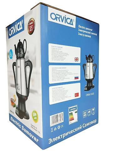 ucuz samavarlar: Elektrikli Samovar Orvica 3303 - 2300W - 4L - Ağ/Qara - 74.99AZN — 3