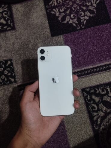 айфон за 0 р заказать списанный: IPhone 11, Колдонулган, 128 ГБ, Ак, Каптама, 75 %
