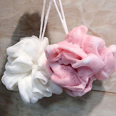 баный веник: Пенные мочалки для душа (bath ball) - Пышные сетчатые шарики для — 3