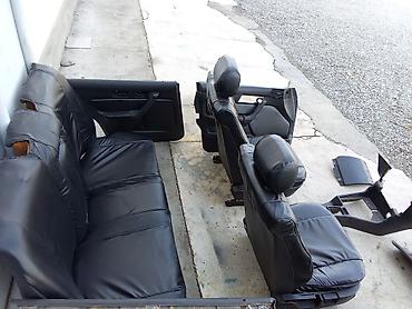 Двери и комплектующие: Кожаные сидение и карты от бмв е 34 салон е 34 черное — 2