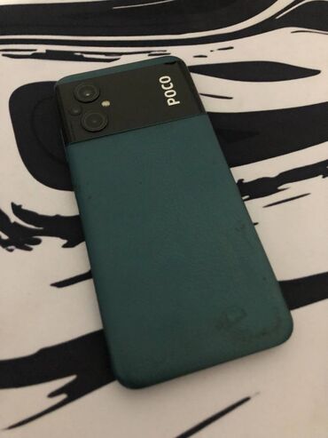 корманный вайфай: Poco M5, Б/у, 128 ГБ, цвет - Зеленый, 2 SIM