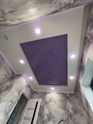 Натяжной потолок: Натяжной потолок Глянцевое, 3D потолки, Матовое Бесплатная консультация, Бесплатный замер, Гарантия — 9