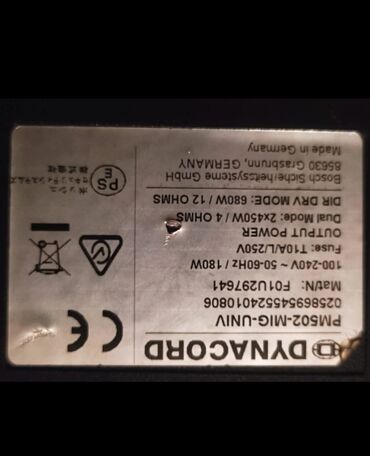 Mikşerlər: Yeni nəsil Dynacord PM 502 – aktiv mikser/powered mixer — 2