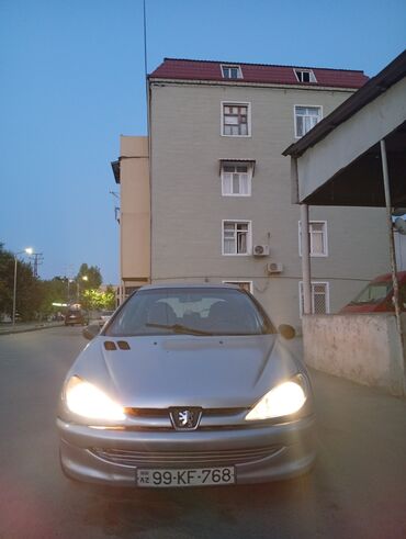 Peugeot: Peugeot 206, gümüş rəngli, sedana yaxın kuzovlu 5 qapılı hetçbek — 8