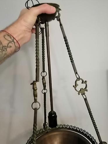 İşıqlandırma: Çılçıraq, 1 lampa, Metal — 8