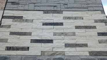 Жидкие обои: Fasad və interyer üçün dekorativ daş panellər - Material: dekorativ