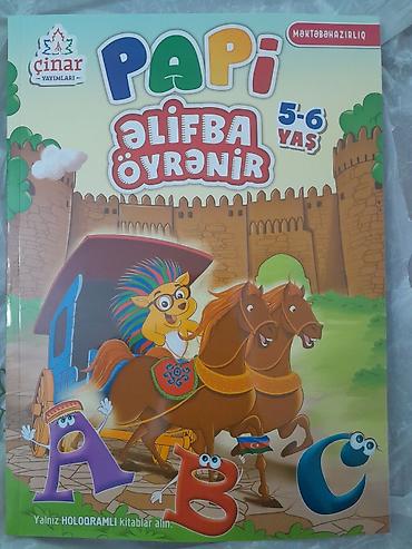 Tədris ədəbiyyatı: “Məktəbəhazırlıq” seriyasından **“Papi Əlifba Öyrənir”** kitabı — 1
