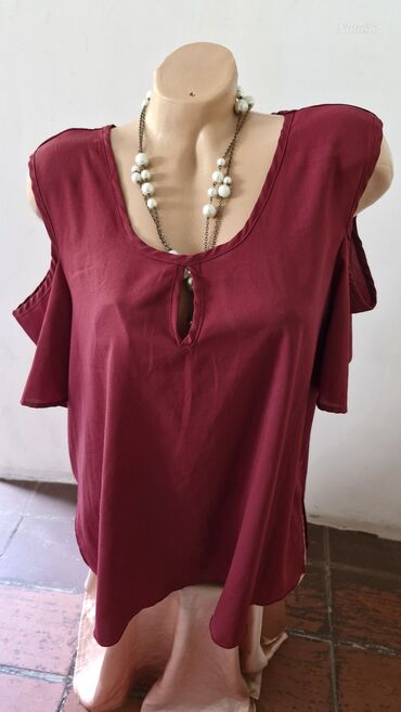 jednobojne bluze: XL (EU 42), Jednobojni, bоја - Bordo