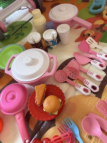 Наборы посуды: Большой набор детской посуды и кухонных принадлежностей для игры в — 7