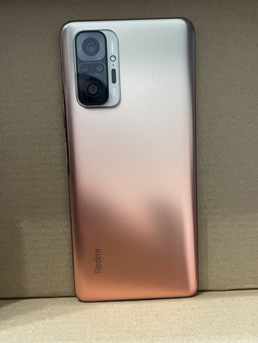 Redmi: Redmi, Redmi Note 10 Pro, Б/у, 128 ГБ, цвет - Золотой, 2 SIM