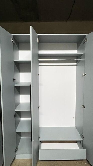 Шкафы для одежды: Шкаф для одежды, Новый, Прямой, ЛДСП — 2