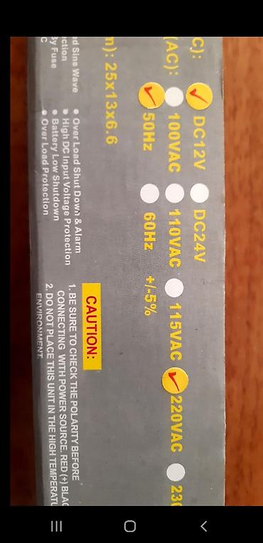 i̇nverter: İşlənmiş Inverter, 300-700 Vt, 12 - 220 volt — 8