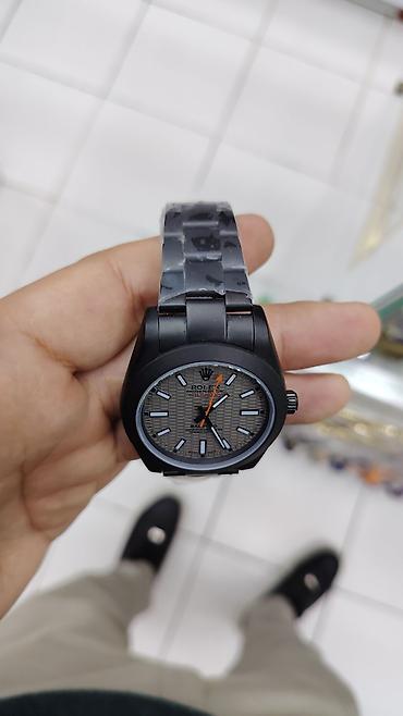 meta eynək: Saat: Rolex Oyster Perpetual Milgauss (Bamford tərzi) Rolex, Rolex — 3