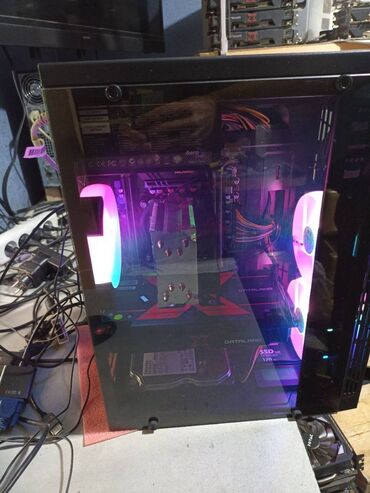 Настольные ПК и рабочие станции: Компьютер, ядер - 8, ОЗУ 32 ГБ, Игровой, Б/у, Intel Xeon, AMD Radeon RX 580, HDD + SSD — 10