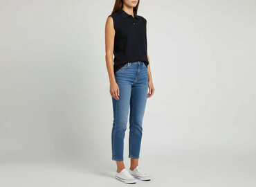 five sleve t shirty: Жіноча футболка поло, розмір L