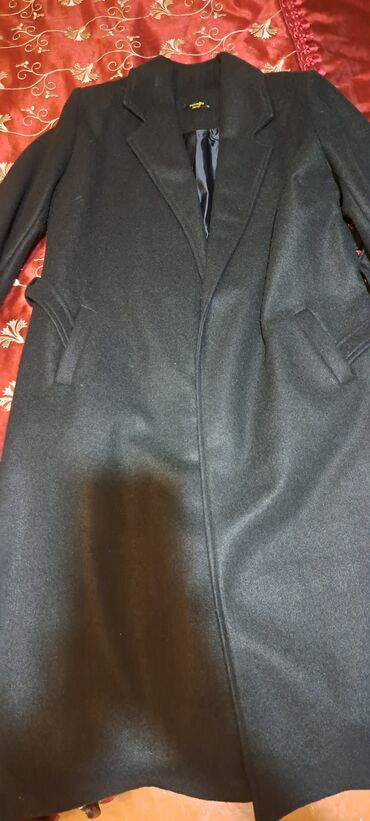 пальто женское ош: Пальто 4XL (EU 48), цвет - Черный